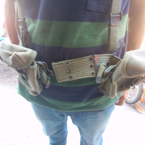 Military paratrooper belt used in excellent condition