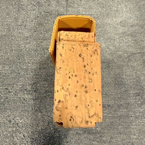 Cigarette case new, made of cork