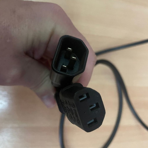 Computer power cable used, 1.5 meter