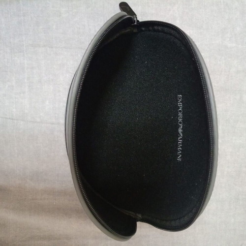 Emporio Armani glasses case like new, grey