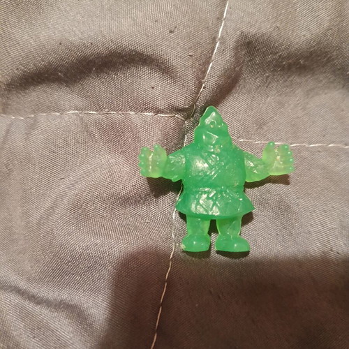 Alien figure dark green new