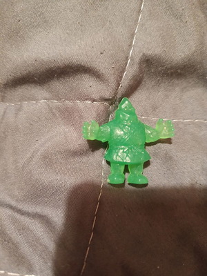 Alien figure dark green new