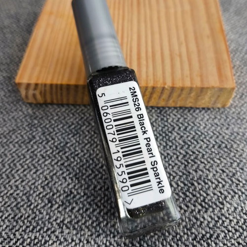 2MAD Nail Art Polish Black Pearl Sparkle 8 ml new