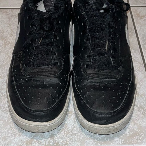 Nike Court Vision Low Next Nature used men's shoes size 44.5 black-white