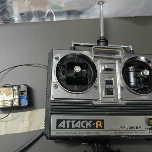 Futaba Attack-R and Attack-SR dual-channel remote controls used