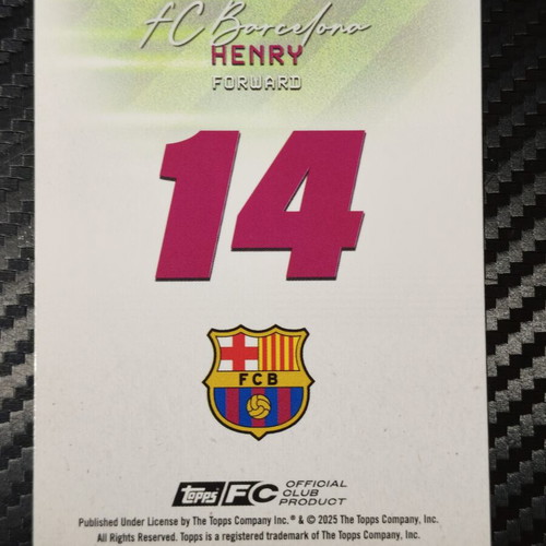 Topps FC Barcelona Thierry Henry Base Card #30
