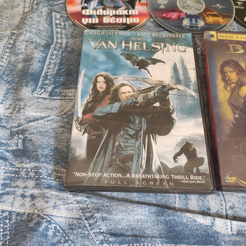 DVD movie pack of 5 with Greek subtitles, like new