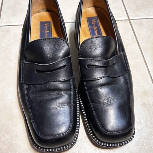 Black scarponi shoes like new, genuine leather, size 44