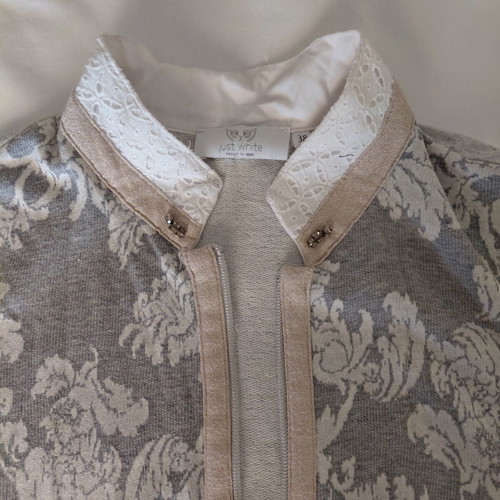 Just White cardigan light, like new, cotton, size M