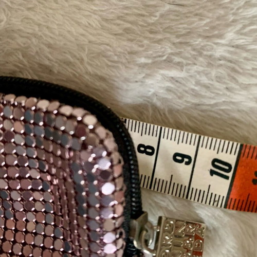 Ordnirg & Rbda wallet pink metallic with rhinestones like new