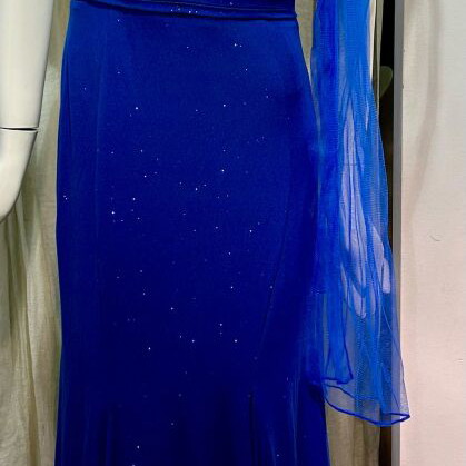 Demetrios Dress like new, blue, size S 36 8, wedding
