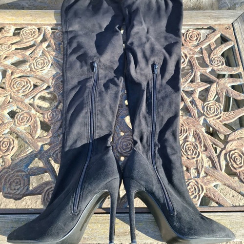 Arte Piedi Tall Boots New, Black, Size 38-40