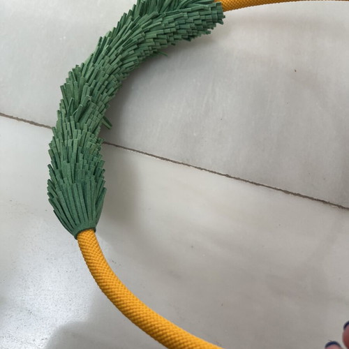 Mixed material necklace by Greek Designer