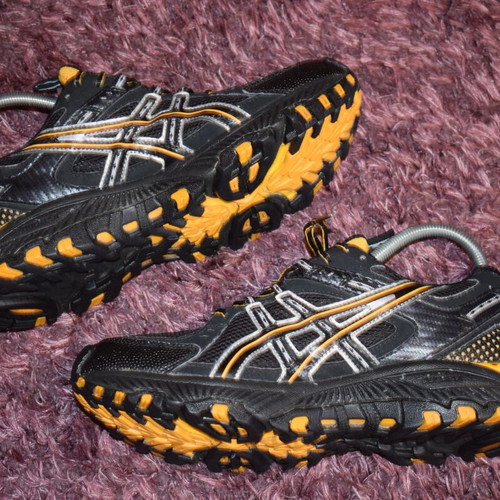 Asics Gel Trabuco GTX Black Men's Sports Shoes Size 43 Used