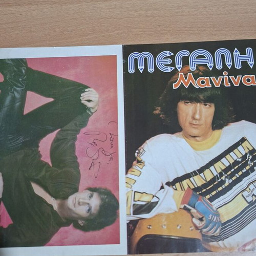 Collectible posters from Manina and Katerina magazines 1980s used, set of 5