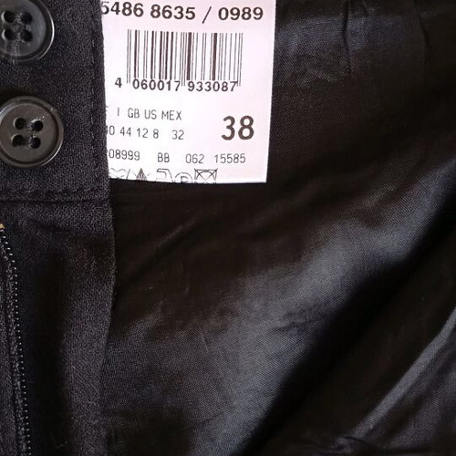 Betty Barclay wool pants black, size M 38, like new