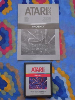 Phoenix game for Atari 2600 in very good to mint condition