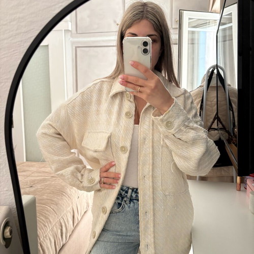 Stradivarius outerwear like new, beige, size S