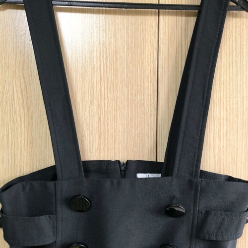 Pencil salopette dress black size M, like new