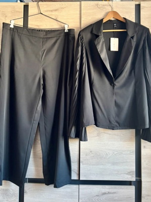 Shein Curve plus size 3XL μαύρο κοστούμι