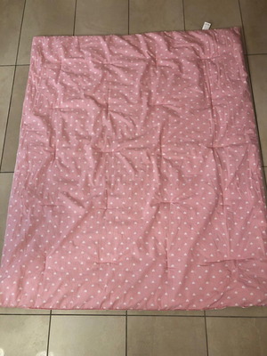 Nef Nef baby crib quilt 100% cotton double-sided for girl 110x135 new