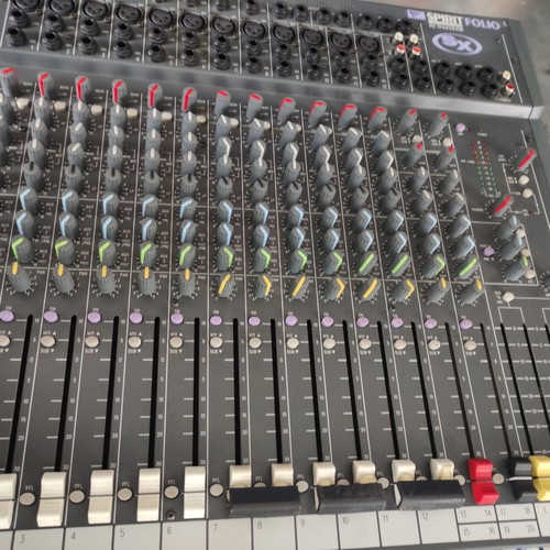 Soundcraft Spirit Folio Mixer used, radio console, non-powered