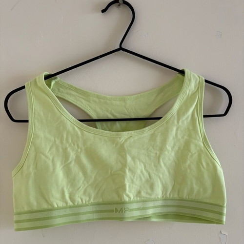 My Protein sports bra green neon, like new, size L