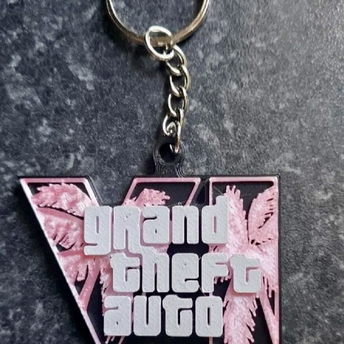 GTA VI Logo Keychain new