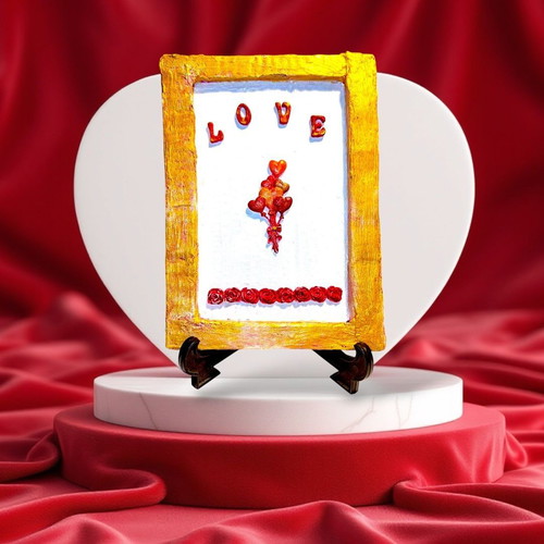 Valentine's Day gift handmade frame or tabletop decoration new