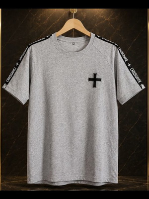 Crossover T-shirt size M like new, gray