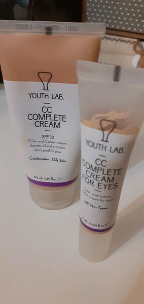 Πακέτο youth lab 1) CC complete cream sfp 30 2) CC complete cream for eyes