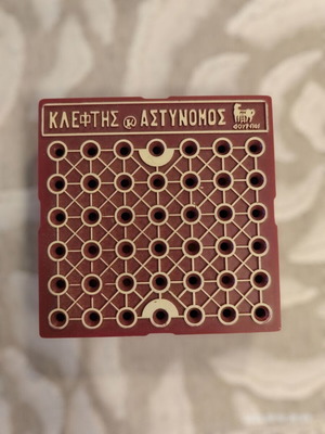 Vintage Kleptis & Astynomos Board Game used, made in Greece
