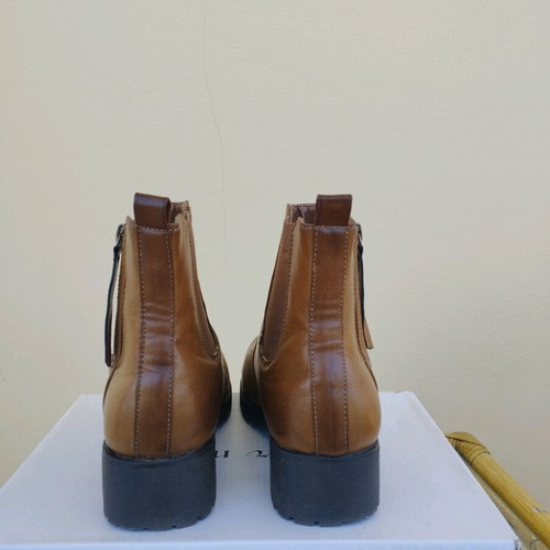 Brown ankle boots used, size 40, comfortable for everyday