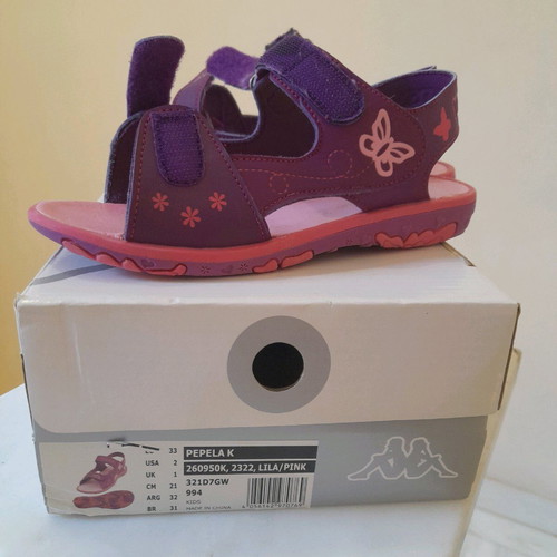 Kappa purple sandals used size 33