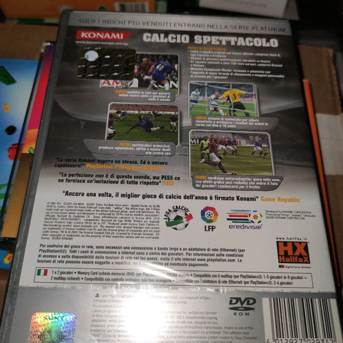 Pro Evolution Soccer 5 PS2 new, sealed, Italian case
