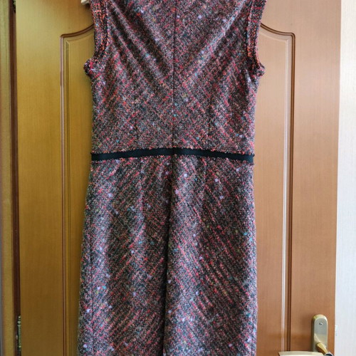 Benetton boucle dress like new, multicolor, size L
