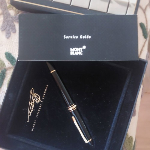 Cartier pen and Montblanc fountain pen set like new