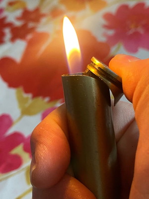 Bullet lighter used, unique bullet shape