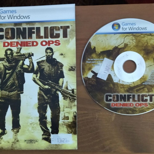 Conflict Denied Ops PC used, manual only without cover