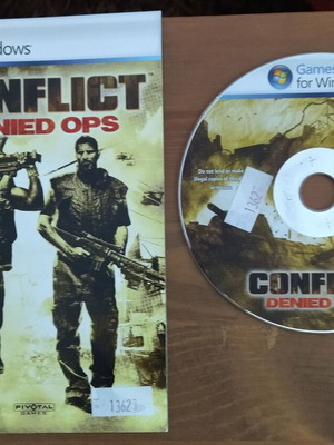 Conflict Denied Ops PC used, manual only without cover