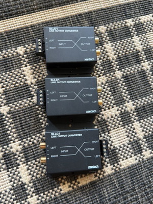 XanTech SLLC1 Speaker Level-Line Level Converter used