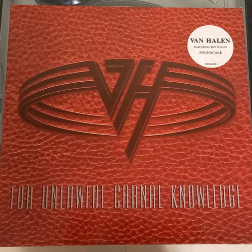 Van Halen For Unlawful Carnal Knowledge vinyl used, rock