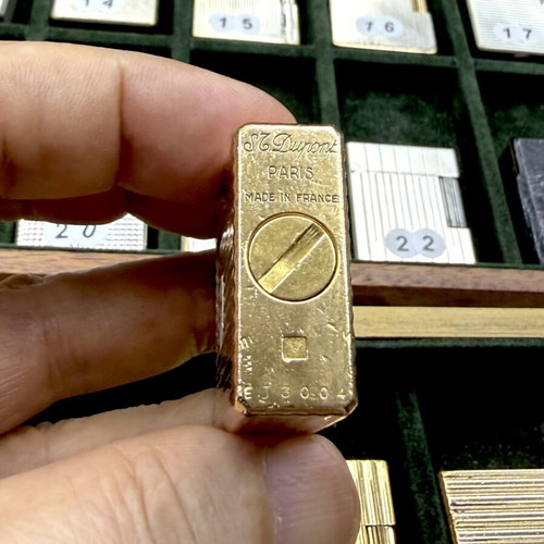 DuPont N9 gold lighter used, vintage