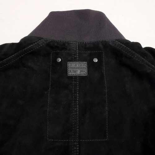 G-Star Raw men's suede leather jacket like new, size M-L, black