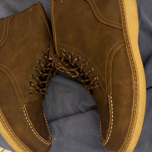 Men's leather boots Marks & Spencer used, brown, size 43