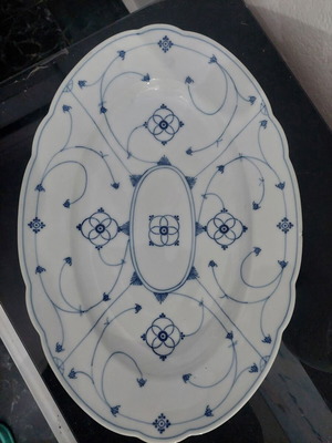 Oval porcelain platter used, Germany 38x26.5