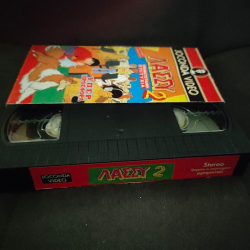 Lassie 2 VHS tape like new, dubbed animated cartoons
