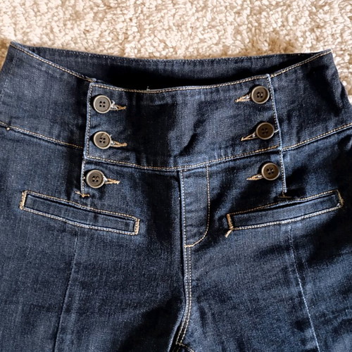 High-waisted jean pants size 36 like new