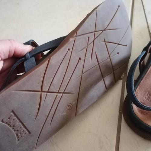 Camper leather anatomical sandals like new, size 40