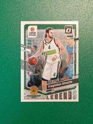Alvertis Panathinaikos Panini Euroleague Optic like new